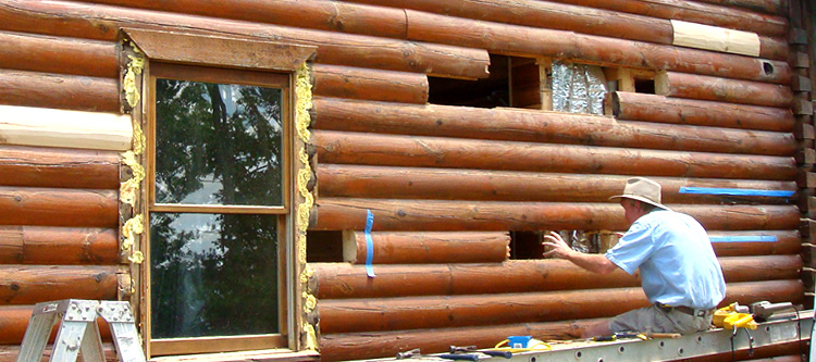 Log Home Repair Fort Payne, Alabama